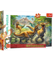 TF Puzzle - "160" - Fighting Tyrannosaurs